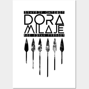 Dora Milaje Crest Posters and Art